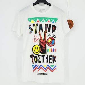 REASON SHORT SLEEVE WE STAND TOGETHER T-SHIRT
